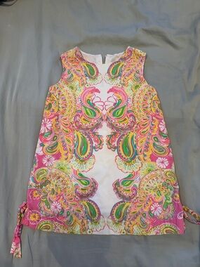 Lilly Pulitzer Girls' Pink Paisley Print Sleeveless Dress
